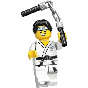 Minifigür Seri 20 - 71027 - 10 Martial Arts Boy (Kapalı Paket 1 Adet Minifigür)