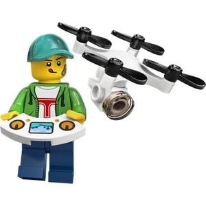 Minifigür Seri 20 - 71027 - 16 Drone Boy (Kapalı Paket 1 Adet Minifigür)