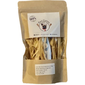 Pari Gurme Kuzu Kafa Derisi Köpek Ödülü %100 Doğal Naturel 50GR