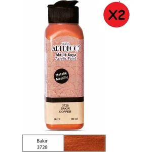 Akrilik Boya 140 ml Metalik Bakır 071R-3728 2 Adet