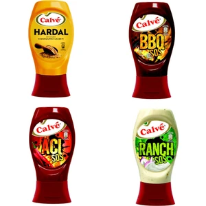 Acısos - Bbq - Hardal - Ranch 4'lü Set