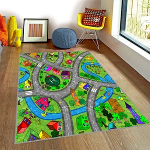 Bebişim Halı Bebişim Yol Desenli Bİ161 Çocuk Odası Oyun Halısı