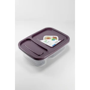 Hobby Life Smart 2 Bölmeli Saklama Kabı Mor 0,75 Lt