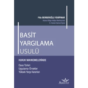 Basit Yargılama Usulü -  Filiz Berberoğlu Yenipınar