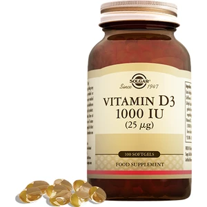 Vitamin D3 1000 Iu 25 Mg (100 Kapsül)