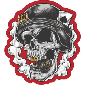 Sticker Atölyesi Asker Soldier Army Kurukafa Sticker - 20668