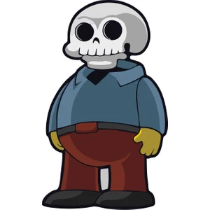 Sticker Atölyesi Kurukafa Sticker - 13112