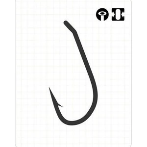 2801 Slider Carp No:2 Black Nikel 9lu Iğne