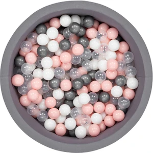Wellgro Bubble Pops Gri Top Havuzu - Beyaz/şeffaf/gri/pembe Toplar