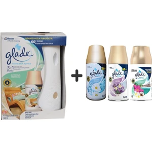 Otomatik Sprey x Okyanus Sessizliği x Temizliğin Ferahlığı x Lavanta Ferahlığıxtropikal Floral  = 3 'lü 269 ml