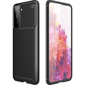 Samsung Galaxy S21 5g Kılıf Negro Karbon Dizayn Silikon Siyah
