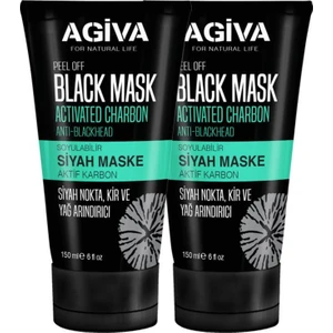 Soyulabilir Siyah Maske 150 ml x 2