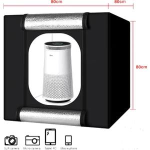 Pro 80X80 Ürün Çekim Çadırı Ledli 5500KW