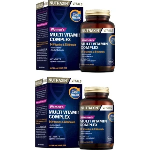 Women's Multi Vitamin Complex 60 Tablet X2 Adet