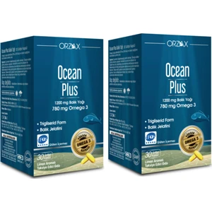 Ocean Plus Omega 3 1200 Mg 30 Kapsül X2 Adet