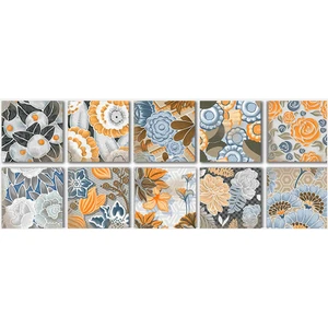 Kendinden Yapışkanlı Fas5 Desenli Pvc Karo 15X15 cm 10'lu Paket