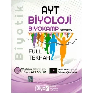 Biyotik Yayınları  AYT Biyoloji Full Tekrar
