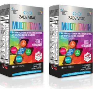 Zade Vital Koenzim Q10 Içeren Takviye Edici Gıda Multivitamin 30 Bitkisel Kapsül X2 Adet
