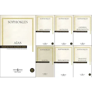 İş Bankası Hasan Ali Yücel Klasikleri Sophokles Antik Yunan Tragedyaları 7 Kitap Set (Aias, Kral Oidipus, Antigone, Elektra)