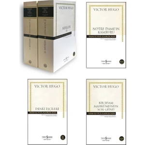 Hasan Ali Yücel Klasikleri : Sefiller 2 Cilt - Notre Dame'in Kamburu -  Deniz İşçileri - Bir İdam Mahkumunun Son Günü - Victor Hugo - 4 Kitap Set