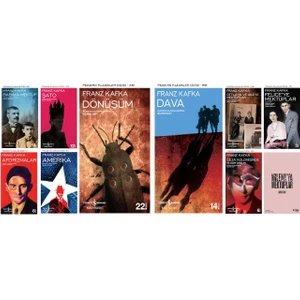 Modern Klasikler Dizisi : Dönüşüm -  Dava -  Babaya Mektup -  Şato -  Aforizmalar -  Amerika -  Ottla'ya ve Aileye Mektuplar -  Felice'ye Mektuplar -  Milena'ya Mektuplar - Franz Kafka - 10 Kitap