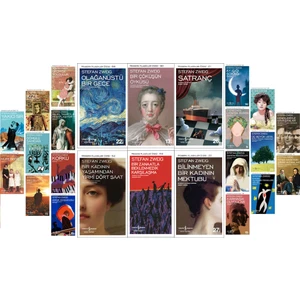 Modern Klasikler Dizisi : Satranç, Korku, Amok Koşucusu, Yakıcı Sır, Olağanüstü Bir Gece - Stefan Zweig - 24 Kitap