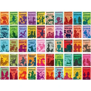 İş Çocuk Klasikleri 50 Kitap Set (Tom Sawyer, Peter Pan, Oz Büyücüsü, Heidi, Bambi, Sefiller, Yalnız Efe, Don Kişot)