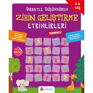 Sıfırbir Yayınları Minik Bilgin Dikkatle Düşündüren Zihin Geliştirme Etkinlikleri 3 Sudoku