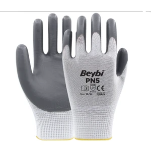 Gri Pn5 Montaj Nitril Eldiven 10XL 10 Çift