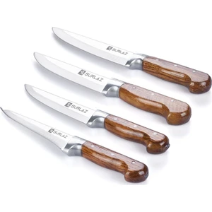 Kasap Bıçak Seti El Yapımı Mutfak Bıçakları 4 Parça