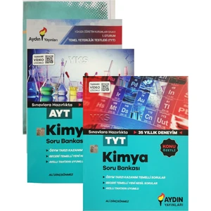 Aydın Yayınları TYT-AYT Kimya Soru Bankası-(Okyanus+ TYT Deneme