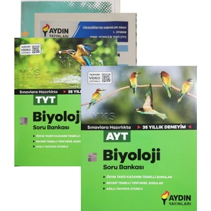 Aydın Yayınları TYT-AYT Biyoloji Soru Bankası-(+Okyanus TYT Deneme )