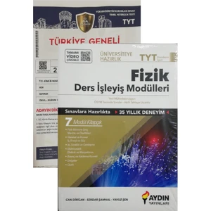 Aydın Yayınları TYT Fizik Ders İşleyiş Modulleri-(Soru Kalesi Yayınları TYT Deneme )