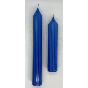 2li Saks Mavisi Uzun Mum(3,5 cm Çap)