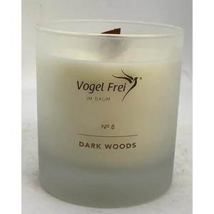 Büyük Ahşap Fitilli Dark Woods Vegan Mum