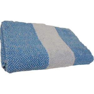 Ender Home 100x150 Mavi İplik Boya Jakarlı Bukle Hamam Banyo Havlusu
