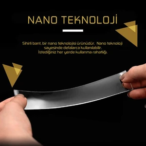 Tam İthalat Skygo Çift Taraflı Nano Teknolojili Süper Güçlü Bant  5 Metre
