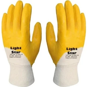Sarı Latex Iş Eldiveni Light Star