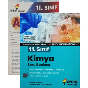 Aydın Yayınları 11. Sınıf Kimya Soru Bankası-( Deneme )