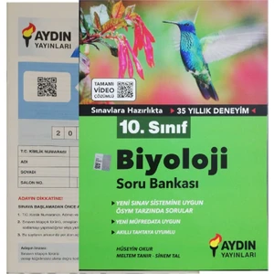 Aydın Yayınları 10. Sınıf Biyoloji Soru Bankası-( Deneme )