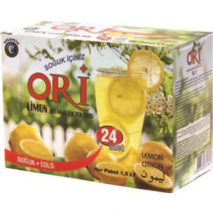 Limon Aromalı Soğuk Içecek Tozu 9 gr x 24'lü
