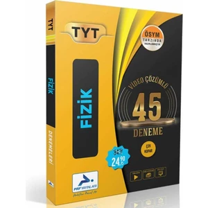 Paraf Yayınları TYT Fizik Deneme Video Çözümlü 45 Deneme