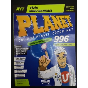 Uzman Yayınları AYT Fizik Soru Bankası - Temel ve Orta Düzey
