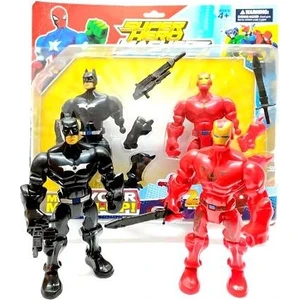 Batman Iron Man Ikili Sesli Superhero Masher Batman Demiradam