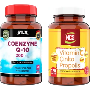 Vitamin C Çinko Propolis 120 Tablet + Oenzyme Q-10 200 mg 60 Tablet