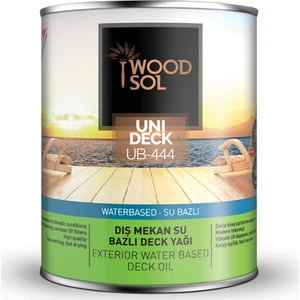 Unideck Su Bazlı Ahşap Deck Yağı 0.75 Lt 1210 Pıno