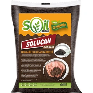 Garden Solucan Gübresi 5 lt (2.5 Kg)Toprak Düzenleyici Solucan Gübresi