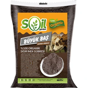 Garden %100 Organik Hayvansal Gübre 50 lt Büyük Baş Hayvan Gübresi