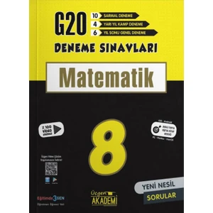 Ata Yayıncılık Üçgen 8. Sınıf G 20 Matematik Deneme Sınavları
