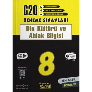 Ata Yayıncılık 8. Sınıf G 20  Din Kültürü Ve Ahlak Bilgisi Deneme -